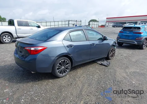 2015 Toyota Corolla S Plus из США, поврежденный, VIN 2T1BURHE6FC334808